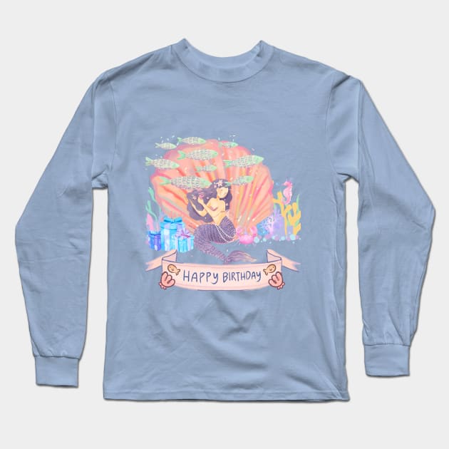 Happy Birthday to You Long Sleeve T-Shirt by stellarfinds